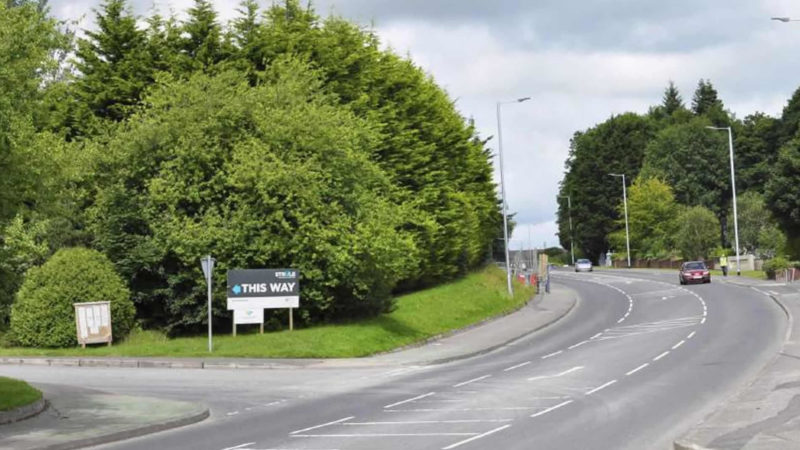 Gortin Road Entrance   Current View