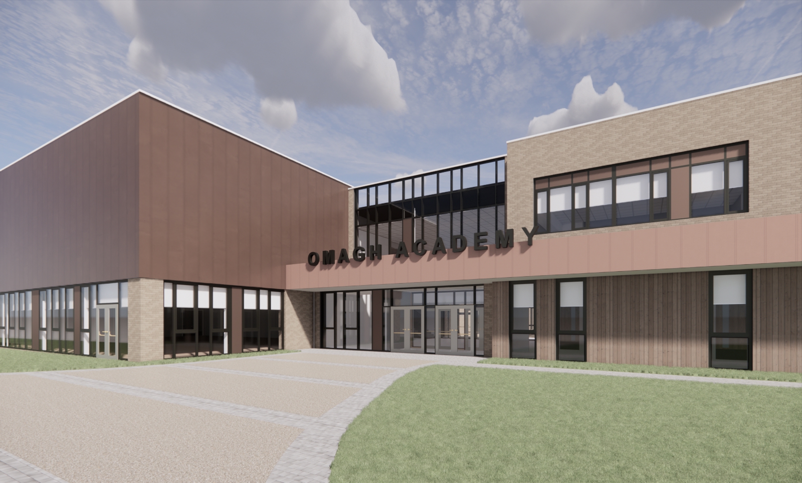 Omagh Academy Front View